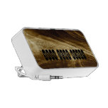 caja del altavoz de la fibra óptica de la sepia