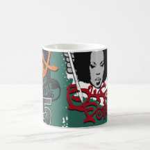 Caja del golpe taza de café