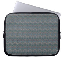 Caja del ordenador portátil del damasco del pavo r mangas portátiles