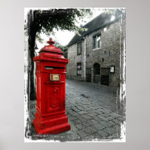 Caja del poste de Brujas Impresiones