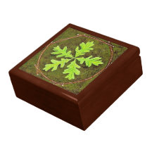 Caja del recuerdo del Pentagram de la hoja del rob Cajas De Joyas