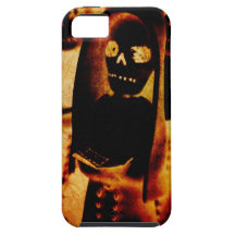 Caja del teléfono del sacerdote de Calavera iPhone 5 Case-Mate Protector