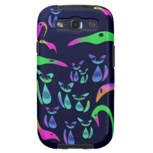 Caja divertida de la galaxia III de Samsung de las Galaxy S3 Fundas
