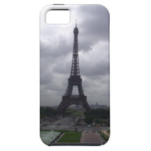 Caja dura de la torre Eiffel iPhone4 iPhone 5 Fundas