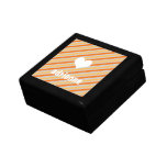 Caja elegante de la baratija del corazón moderno d caja de recuerdo