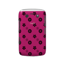 Caja enrrollada de Blackberry de las flores Case-Mate Blackberry Protectores