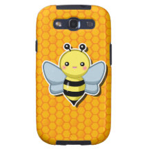 Caja feliz de la galaxia de Samsung de la abeja Galaxy SIII Coberturas