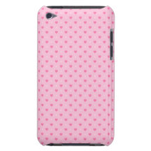 Caja femenina rosada de iPod del modelo de lunares iPod Touch Cárcasas