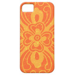 Caja floral anaranjada caliente del iPhone 5 del a iPhone 5 Case-Mate Carcasas