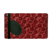 caja floral roja sucia del ipad de los powis iPad cárcasa