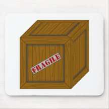 Caja frágil alfombrillas de raton