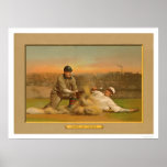 Caja fuerte en la tercera tarjeta de béisbol 1911 impresiones