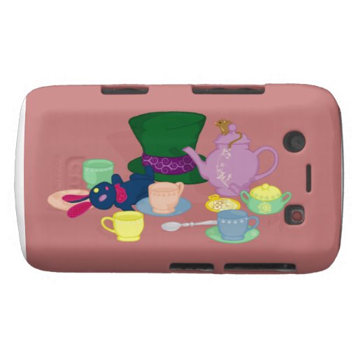 Caja intrépida de Blackberry de la fiesta del té e Blackberry Bold Coberturas