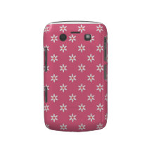 Caja intrépida de Blackberry de la flor rosada de  Case-Mate Blackberry Carcasa