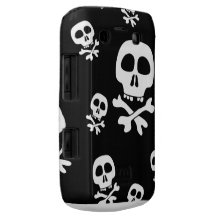 Caja intrépida de Blackberry de los cráneos Case-Mate Blackberry Cobertura