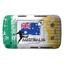 Caja intrépida de Blackberry del rugbi de Australi Case-Mate Blackberry Cárcasas