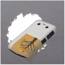 Caja intrépida del oro de la zarzamora roja elegan Case-Mate blackberry fundas