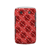 Caja intrépida roja de Blackberry del diseñador Blackberry Funda