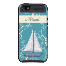 Caja náutica personalizada del iPhone 5 del velero