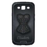 Caja negra bonita de la galaxia S3 Skinit del cors funda skinit
