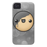Caja negra del iPhone 4/4s del buñuelo Case-Mate iPhone 4 Cobertura