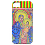 Caja negra etíope del iPhone 5 de Madonna Jesús iPhone 5 Case-Mate Cárcasa