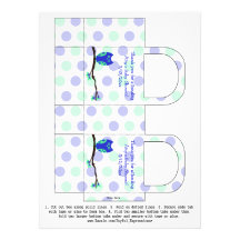 Caja personalizada búho azul del favor de la fiest comunicado personalizado