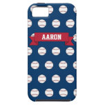 Caja personalizada del iPhone 5 del béisbol iPhone 5 Case-Mate Cobertura