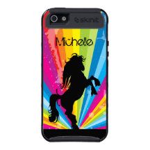 Caja personalizada del iPhone 5 del caballo de Tec iPhone 5 Cárcasas