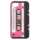 Caja personalizada retra de la cinta de casete de  iPhone 5 cobertura