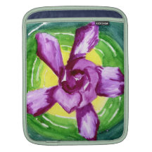 Caja púrpura del iPad del Gardenia del propulsor Fundas Para iPads