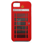 Caja roja conocida personalizada del iPhone 5 de l iPhone 5 Case-Mate Protector