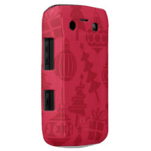 Caja roja intrépida del navidad de Blackberry Case-Mate Blackberry Protector
