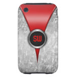 Caja roja retra del iPhone 3G/3GS Tough iPhone 3 Protectores