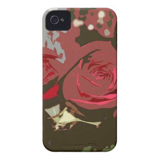 Caja romántica de la casamata del arte de Digitace Case-Mate iPhone 4 Cárcasa