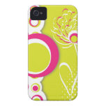 Caja verde ácida de la casamata Case-Mate iPhone 4 carcasa