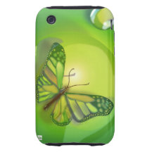 Caja verde de la casamata del iPhone 3 de la marip Tough iPhone 3 Protector
