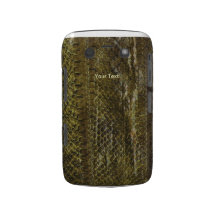 Caja verde de Snakeskin Blackberry Blackberry Bold Protectores