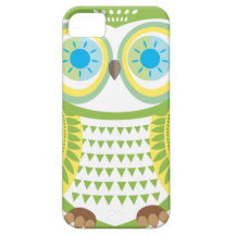 Caja verde del iPhone 5 del búho iPhone 5 Case-Mate Carcasas