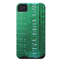 Caja verde del iPhone de la botella del veneno iPhone 4 Cárcasa