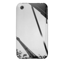 Cajas de la casamata de la torre Eiffel Case-Mate iPhone 3 Cárcasas