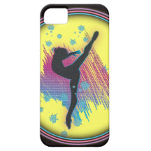 Cajas del teléfono del artista del baile iPhone 5 Case-Mate funda