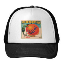 Cajón Labe del vintage de Eduardo Rosello Valencia Gorras De Camionero