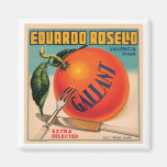 Cajón Labe del vintage de Eduardo Rosello Valencia Iman De Nevera