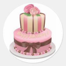 cake_clip_art pegatina redonda