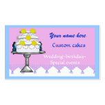 cakemaker plantilla de tarjeta de visita