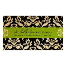 cal de oro del damasco 311-Belladonna Tarjetas De Visita