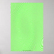 Cal y poster blanco de la pared de la ilusión ópti