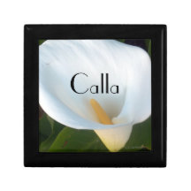 Cala color crema cajas de recuerdo