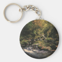 cala ocultada del bosque místico 2 llavero personalizado